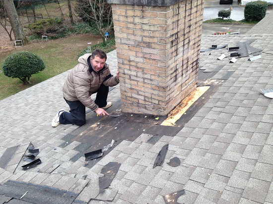 chimney roof repair in greenville sc